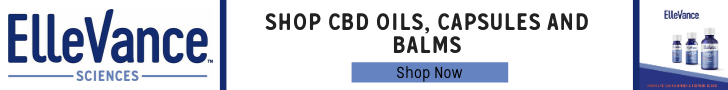 Shop CBD oils, capsules and balms at ElleVance banner